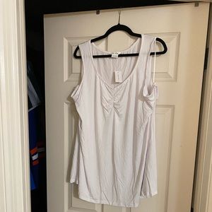 White V-neck Cami